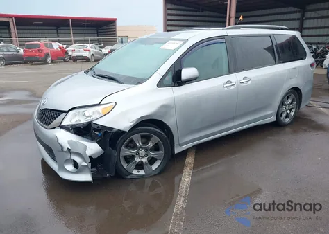 2013 Toyota Sienna Se 8 Passenger из США, поврежденный, VIN 5TDXK3DC4DS366898
